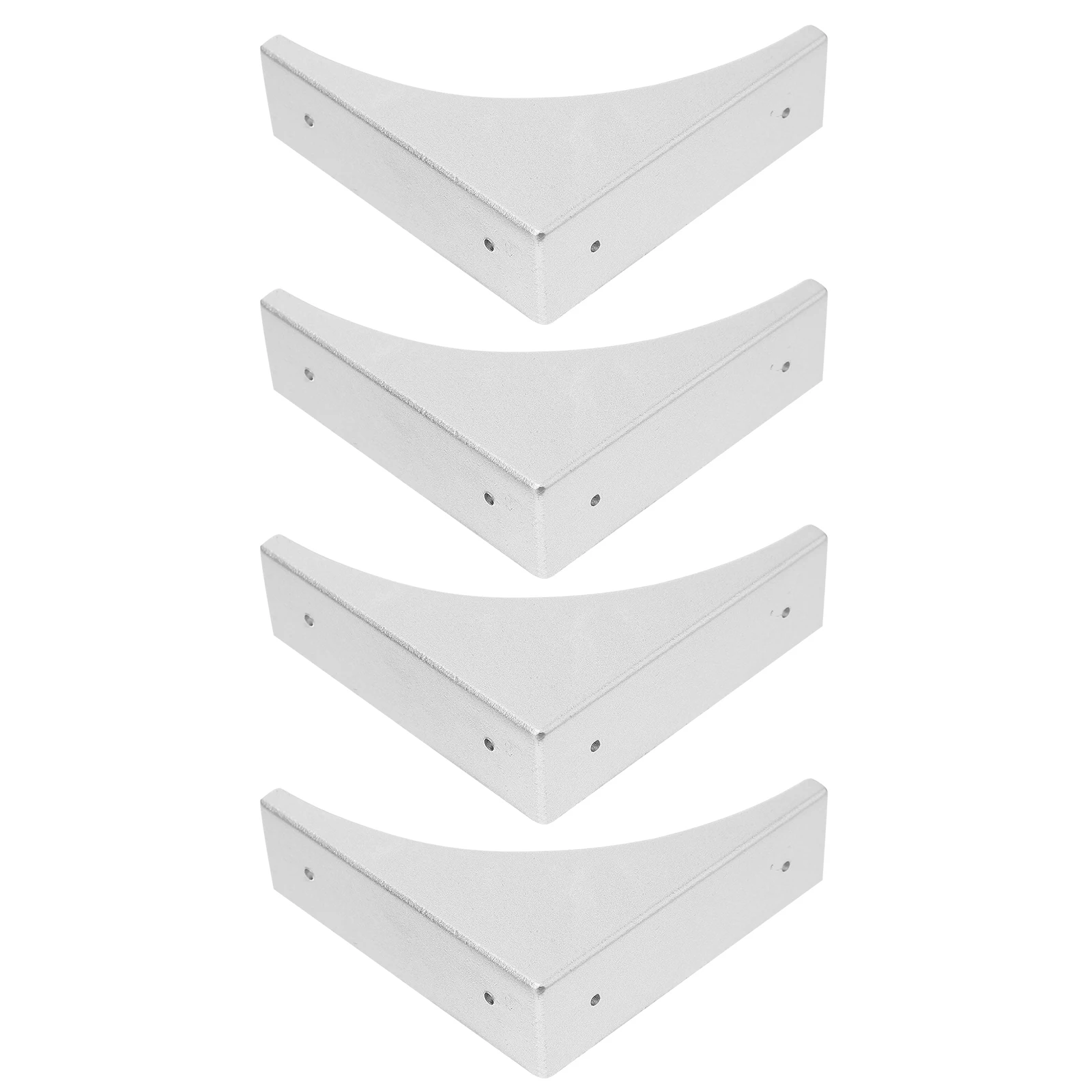 

4 Pcs Furniture Corner Guards Retro Decorative Bronze Protectors for Tables Desks Wooden Boxes Wardrobes Sideboards Cabinets