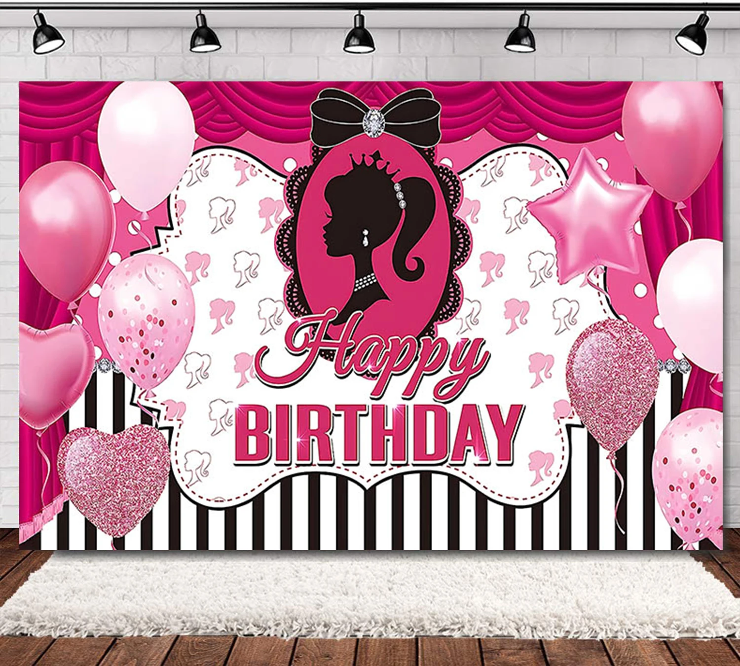 Neue Prinzessin Barbiee Party Dekoration Einweg Geschirr Tasse Teller Serviette Tischdecke Banner Ballon für Mädchen Geburtstag Geschenke