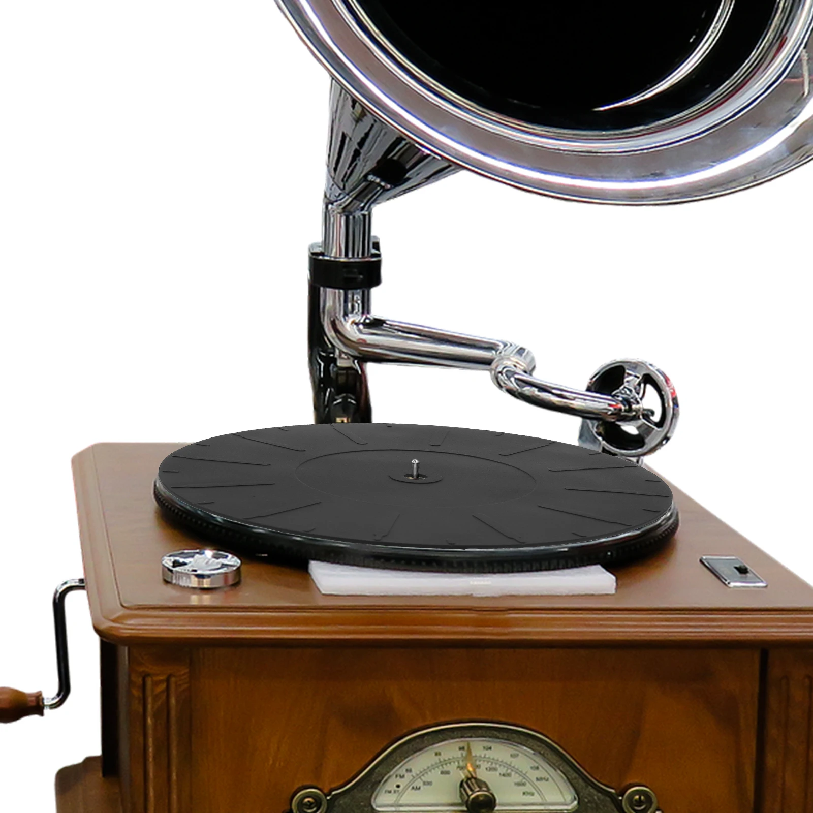 

Silicone Turntable Pad 170MM Vinyl Record Mat Player Slipmat Reduce Vibration Increase Adhesion Practical Needs