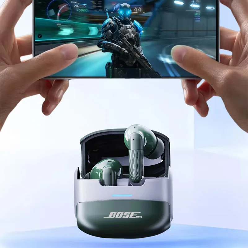 BOSEmini W919 سماعات لاسلكية جديدة سماعات بلوتوث TWS سماعات أذن استريو Hifi سماعات HD ميكروفون آيفون وأندرويد