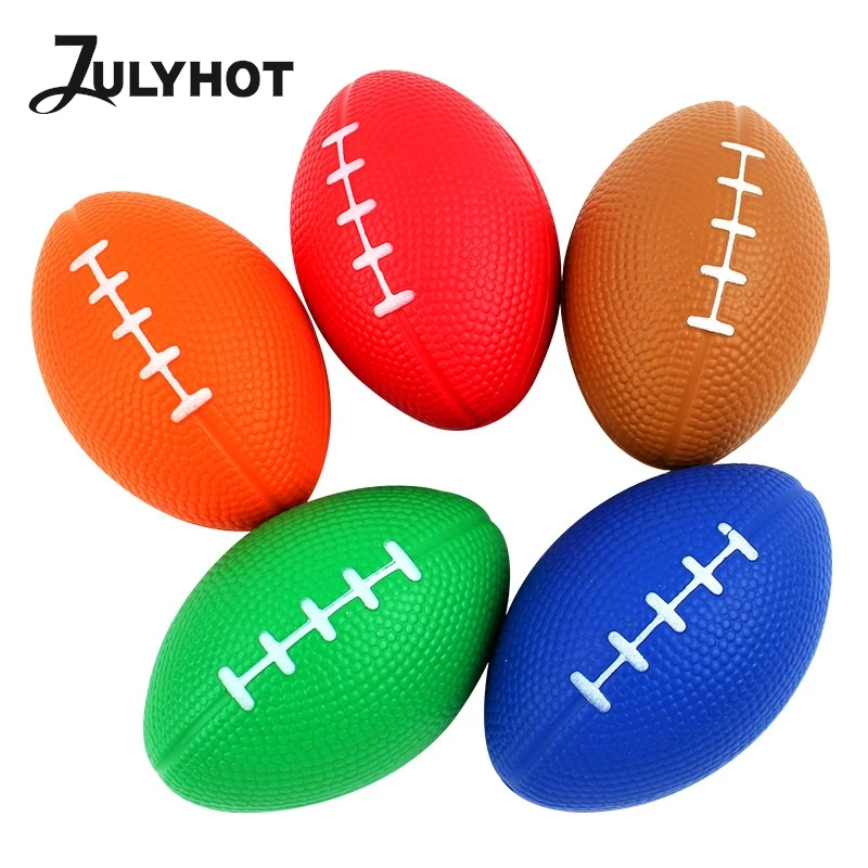 Pu Foam Solid Rugby Grip Ball For Release And Pressure Relief, Football Toy Ball