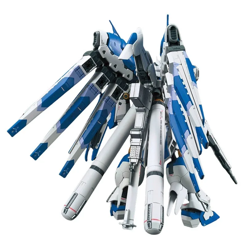 Bandai ของแท้ RX-93-V2 Hi-V GUNDAM RG อะนิเมะ Action Figure หุ่นยนต์ Periphery สะสมประกอบของเล่นเครื่องประดับของขวัญเด็ก