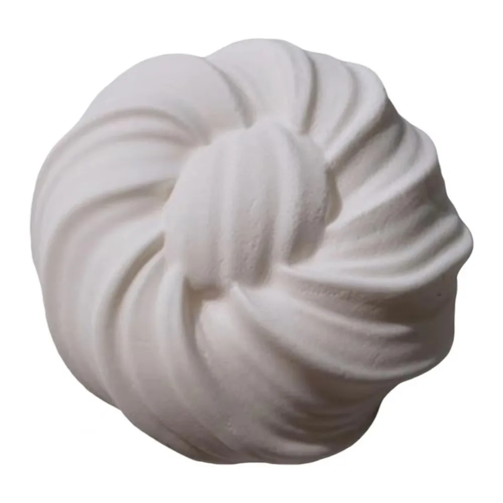 Super Soft Chocolate Flower Rolls Squeeze Toy Realistic Bread PU Material White Bread Squeeze Slow Rebound Toy Sensory