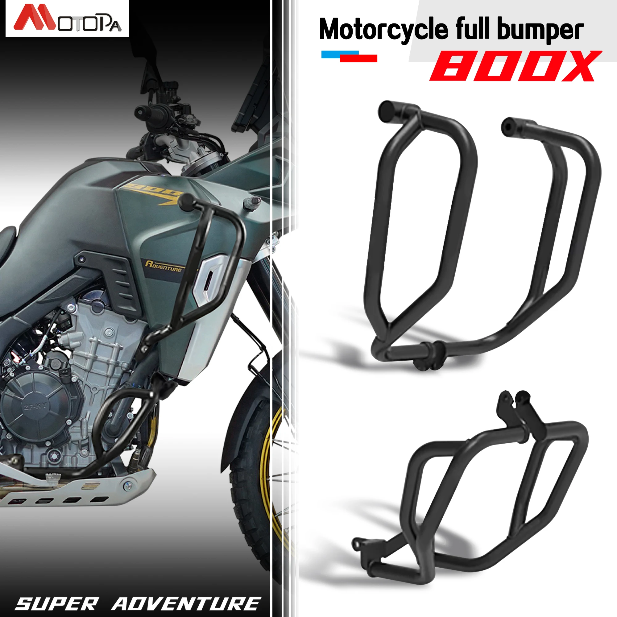 

Motorcycle KOVE 800X Engine Guard Anti-collision Bar Bumper Upper and Lower Fairing Frame For KOVE 800X 800 x 2023-2025