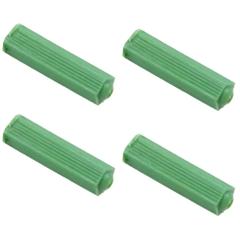 A93E-2000 Pcs Green Masonry Screw Fixing Wall Anchor Plugs 6Mm X 27Mm