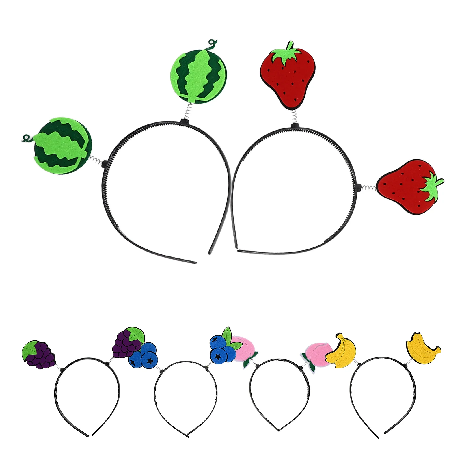 

6pcs Hawaiian Party Headband Headband Girls Holiday Headbands Photo Shoot Party Supplies Summer Cute Hair Clips Kids