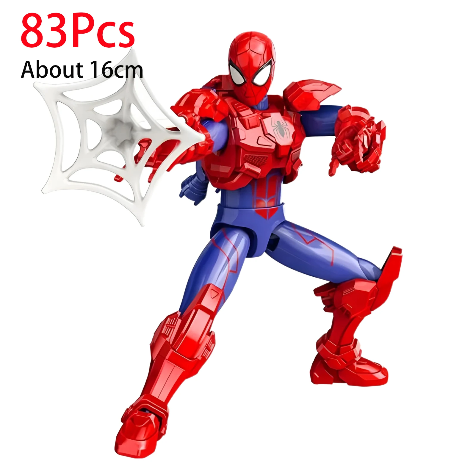 16 cm Marvel Legends Brick Deadpool Spider-Man bouwstenen, Iron Man cartoonfiguur bouwstenen, speelgoed voor kinderen, cadeau