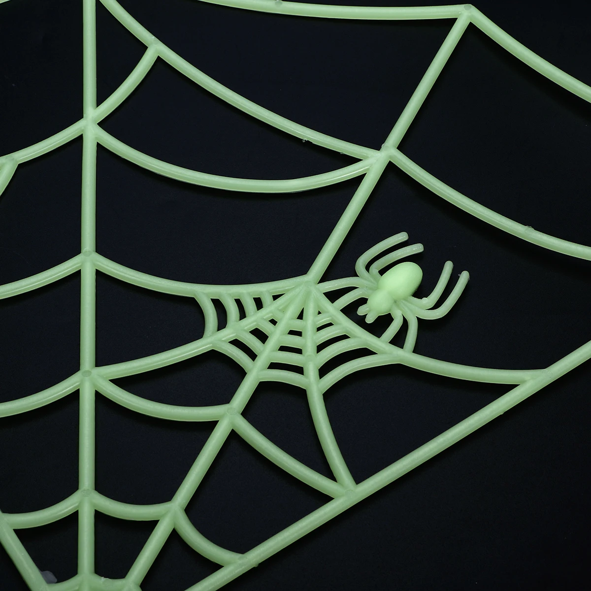 

Glowing Luminous Spider Web Halloween Cobwebs Fake Spiderwebs Props Light Green