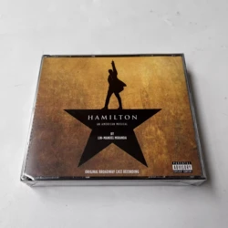 Movie Hamilton Lin-Manuel Miranda Music CD The Hamilton Instrumentals OST Album 2pcs Music Record Cosplay Car Soundtracks Box