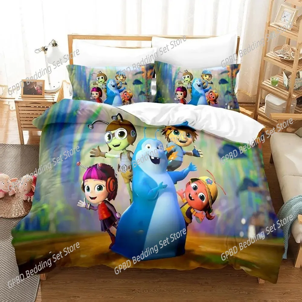 

Beat Bugs Bedding Set Single Twin Full Queen King Size Bed Set Adult Kid Bedroom Duvet cover Sets 3D Print Anime Bed Sheet Set