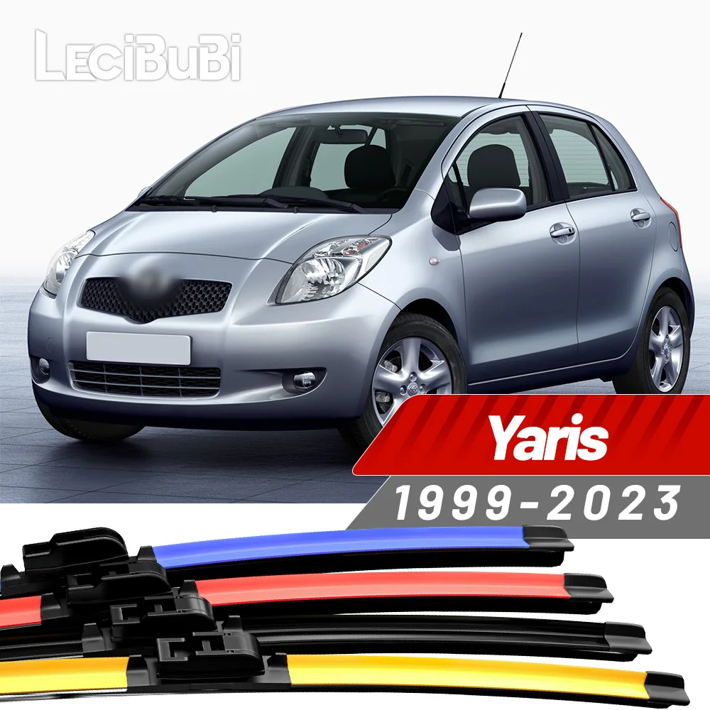 2 Stück für Toyota Yaris 1999–2023 2016 2017 2018 2019 2020 2021 2022 2023 2024 Frontscheibenwischerblätter Scheibenwischer