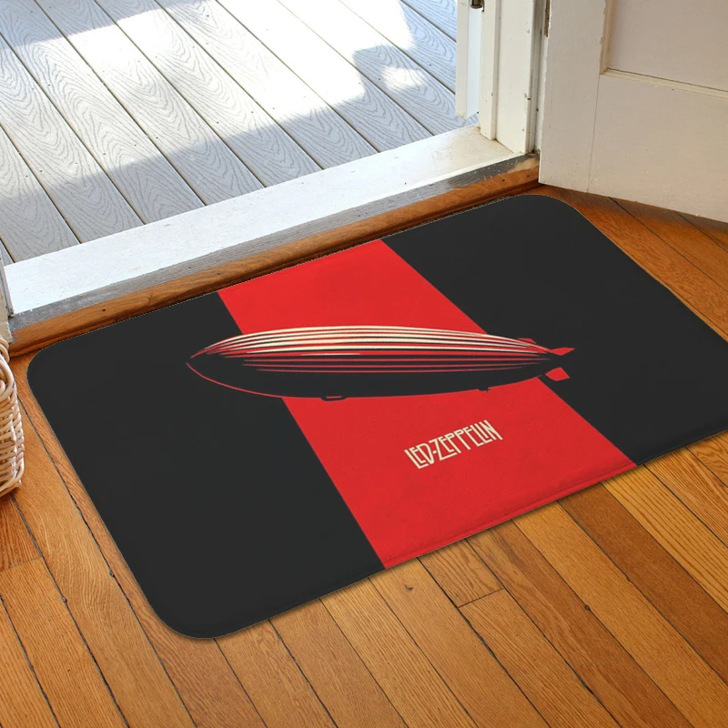 House Entrance Mat Non-slip G-Led G-Zeppelin Bedroom Rug Slip-resistant Custom Doormat Living Room Floor Carpet Home Decor Items