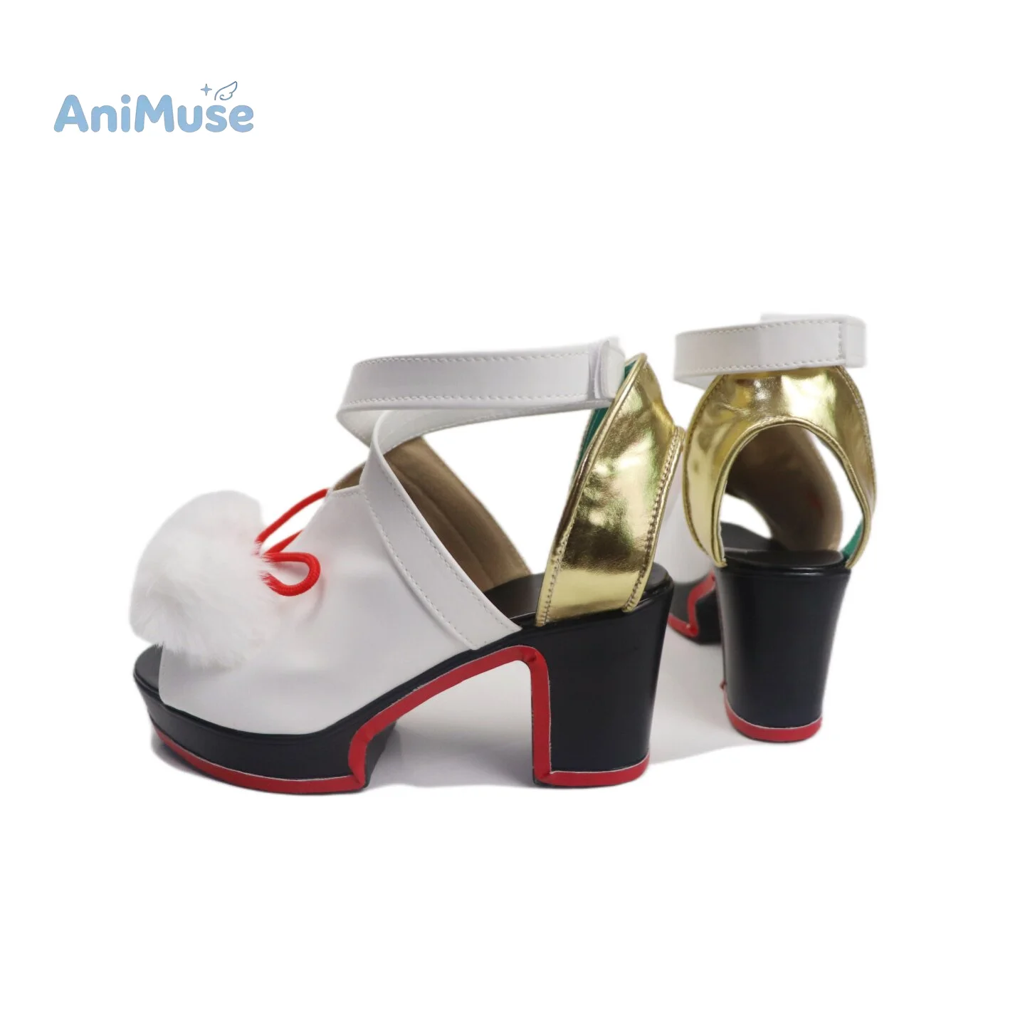 Overwatch Anran‌ Mercy Fire Tree Moonlight Cosplay Costume Shoes Size 34-46 for Halloween Comic Con AniMuse - view 3