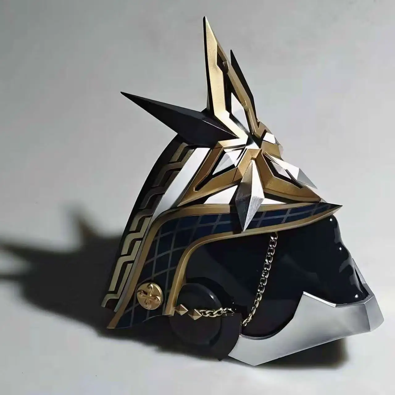 The Captain Capitano Masks Prop Cosplay Adult Helmet Mask Ornaments Game Genshin Impact Cosplay Prop Halloween Party Accessories