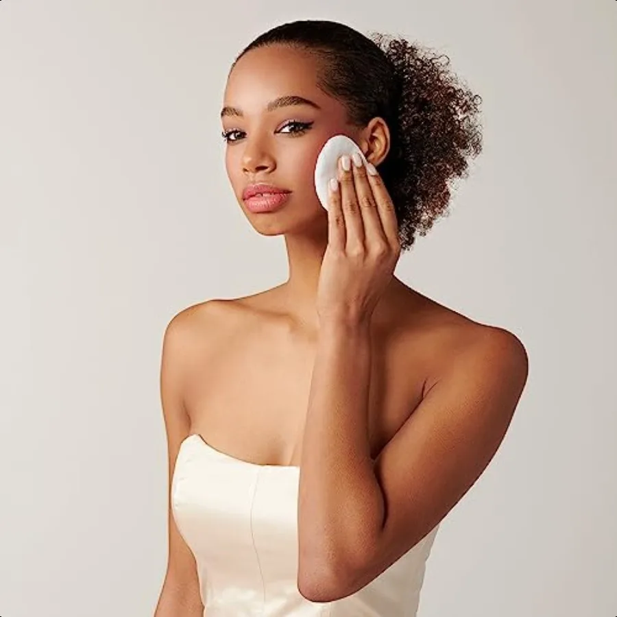 Diane マルチレイヤー 3.5 x 2.75 コットン オーバル 100 ピュアコットン メイク落とし、マニキュアのタッチアップ、スキンケア、日常使いに最適