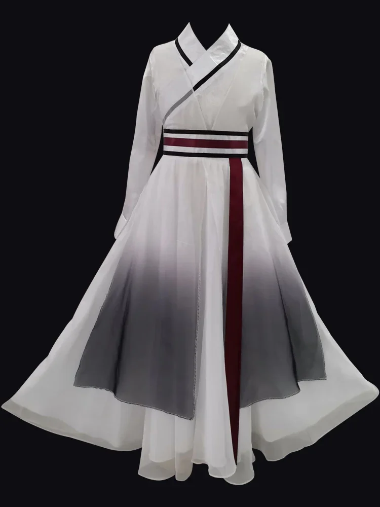 Robe Hanfu pour filles, vêtements d'entraînement élégants de danse classique, Costume National, uniforme scolaire de la dynastie Tang, Costume Oriental