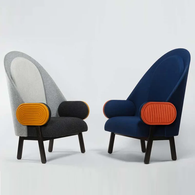 Light luxury Internet celebrity trend INS sofa chair Nordic contrasting design hotel B&B leisure