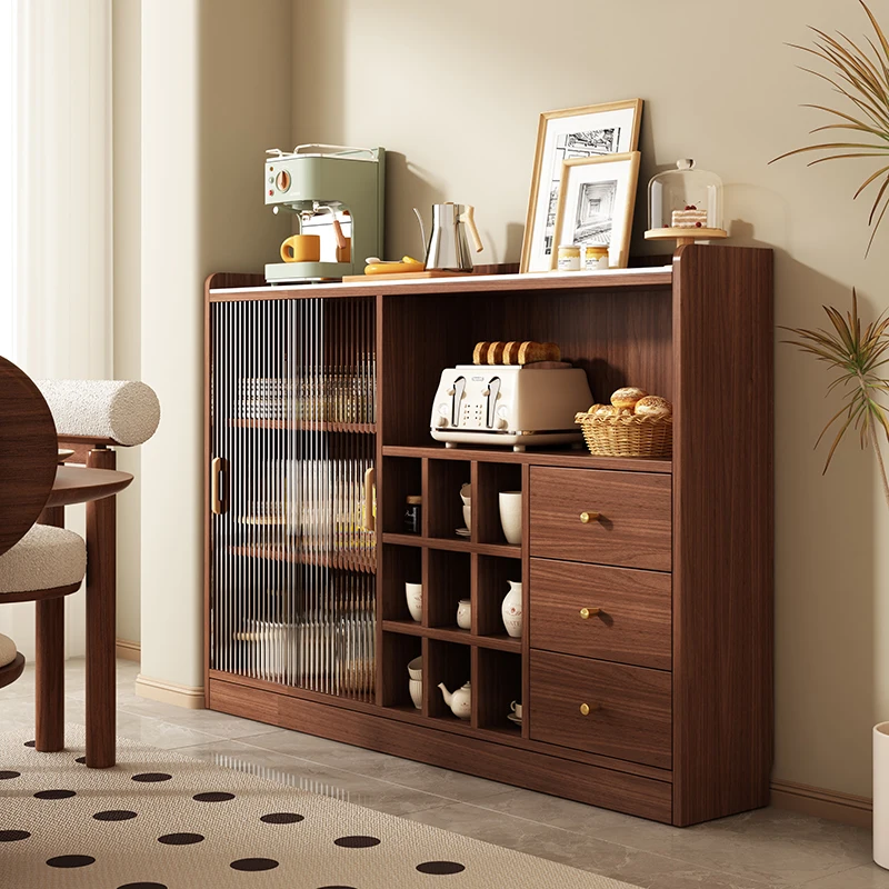 Sideboard Multifunction Home Furniture: A Stylish Mobile Kitchen Storage Solution thumbnail