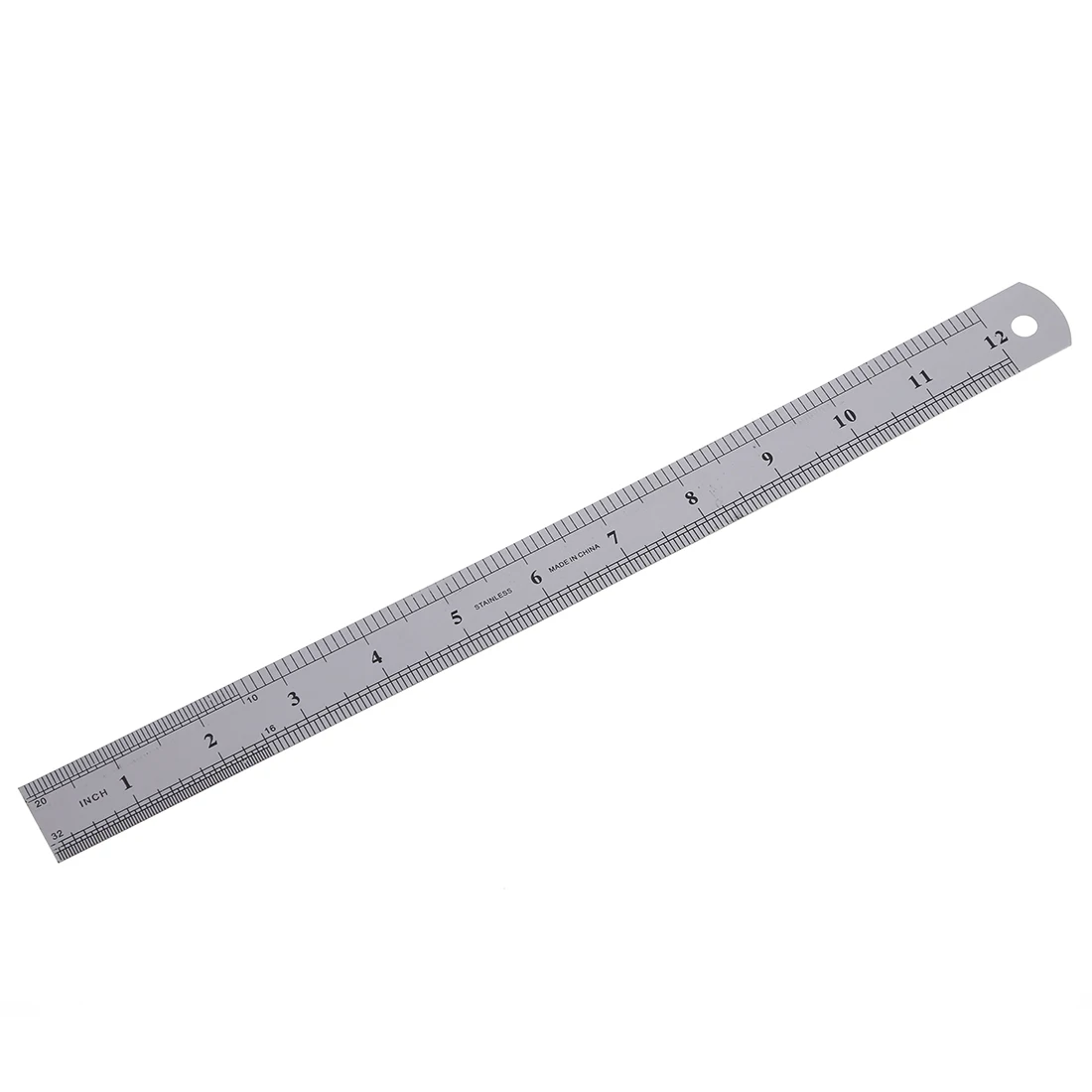 AB53 Stainless Steel Ruler Measure Metric Function 30cm 12Inch