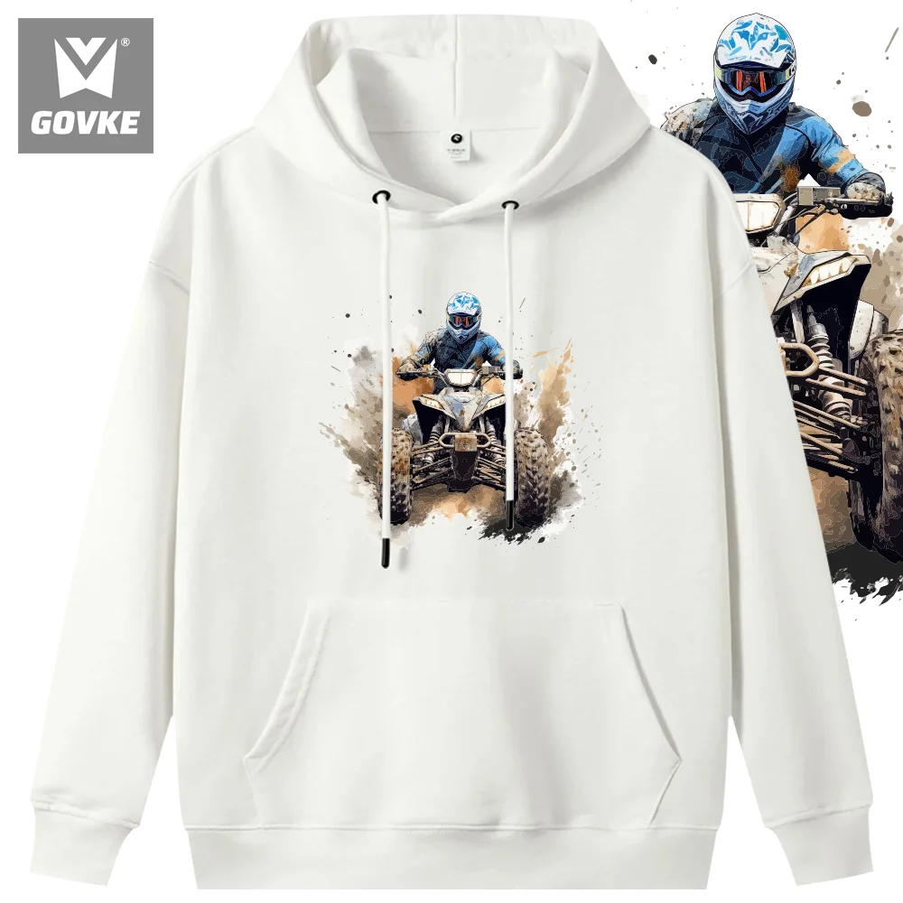 

Cross Country Vehicle Autumn and Winter New Style Printed Hoodie Individuality Men's Hoodies Wearing Type Polyester Hoodie