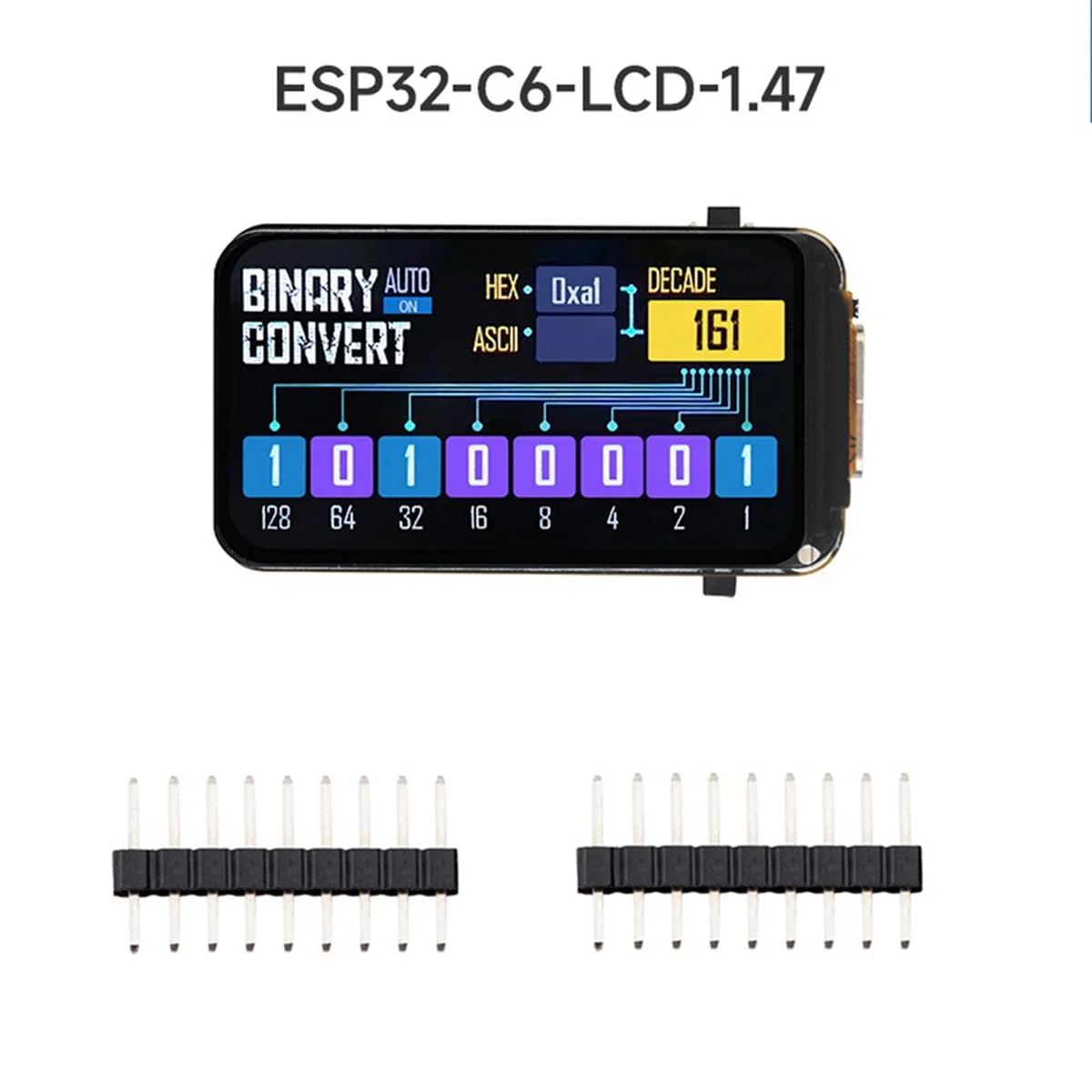 New ESP32-C6 1.47inch LCD Development Board Support WiFi6 and Bluetooth 5 172x320 4MB Flash ESP32-C6-LCD-1.47