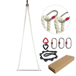 High-Quality 2 Meters Rope Trapeze Bar Kit Aerial Yoga Swing Elegant Trapeze Bar for Aerial Acrobatics Performance