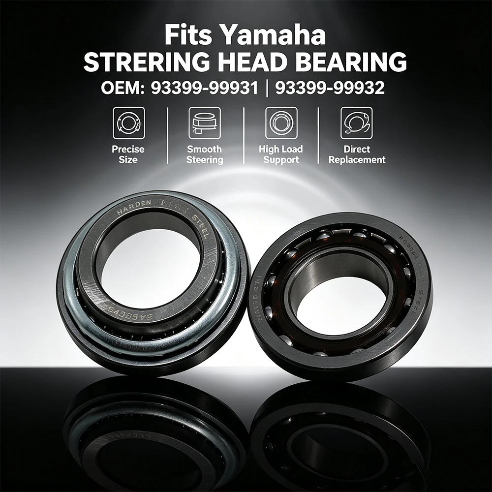 Steering Head Bearing Kit For Suzuki SV650 SFV650 AN250 AN400 AN650 SV 650 AN 250 650 09267-25L01 09267-25009 25x47x15 mm