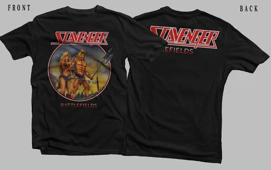 New Dtg/Dtf printed T-shirt - SCAVENGER'- Battlefields - size- S-5XL