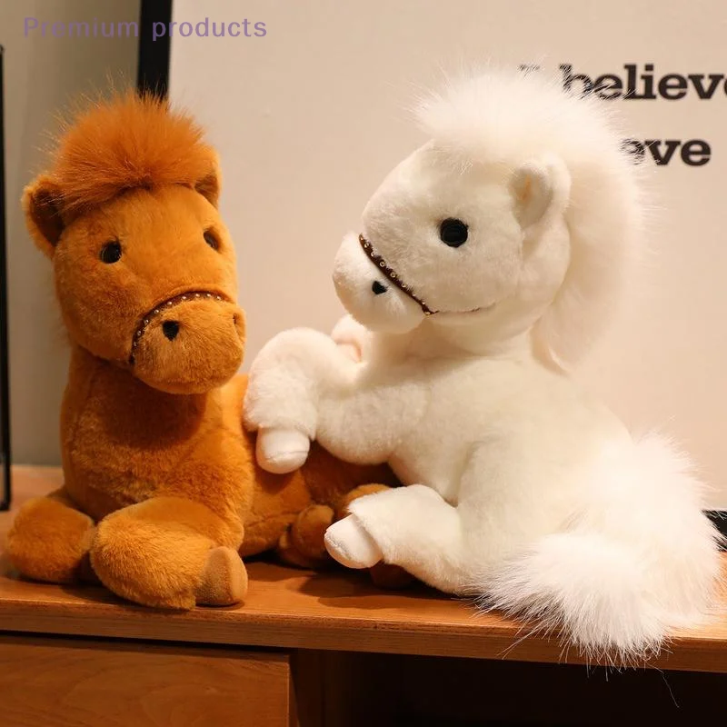 

2026 New Year Mascot Gifts Cartoon Chinese Zodiac Plush Toy Cute Simulation Soft Stuffed Animal Doll Toys Home Decoration