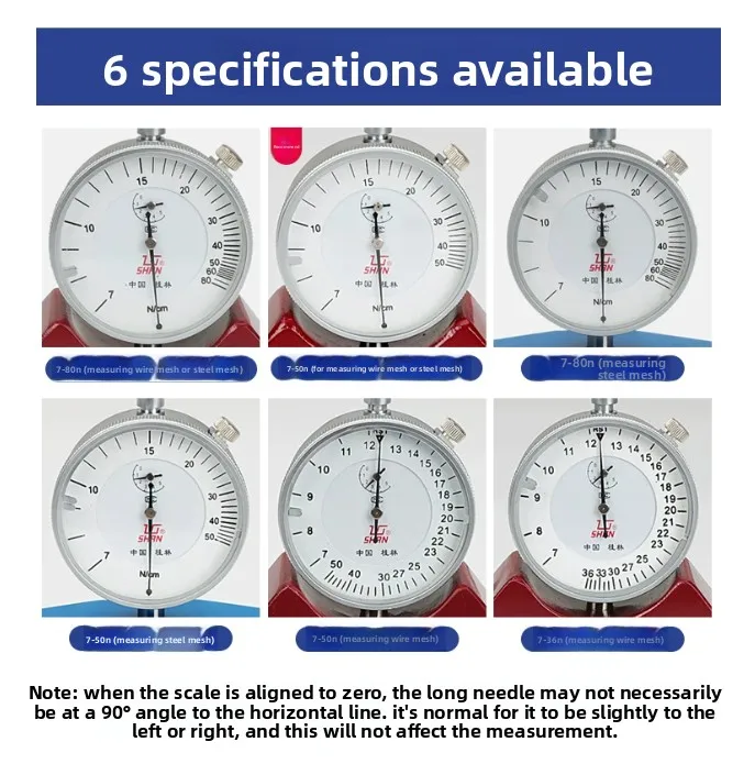 7-36N/7-50N High Precision Silk Screen Mesh Tension Tester Screen Stencil Tensiometer Screen Printing Tension Meter Measurement