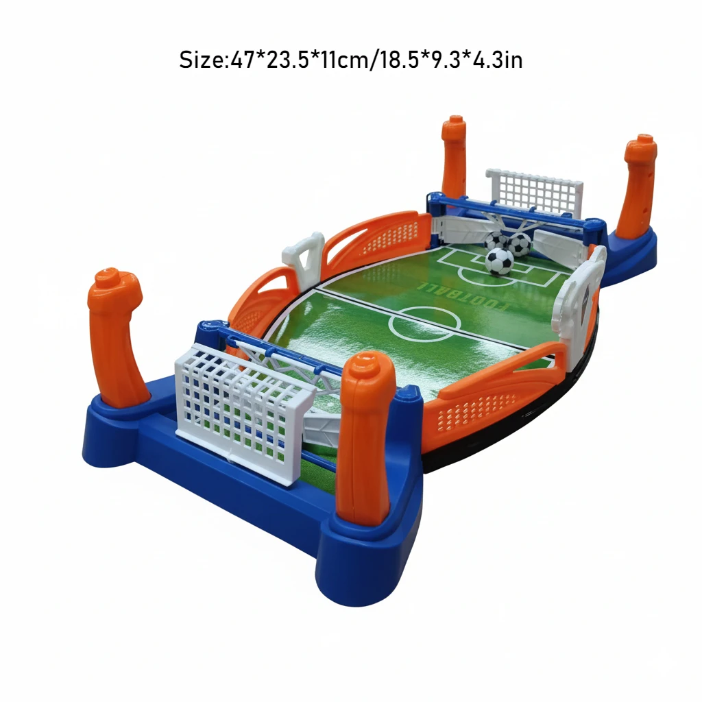 Tafelvoetbaltafel voor 2 spelers met 4 ballen - Mini-tafelvoetbalspel voor binnenshuis gezinsplezier, voetbaltafel voor kinderen en volwassenen voor spel