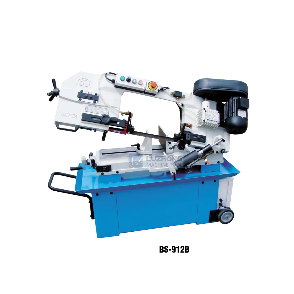 9 Inch Round Cutting Band Saw Machine BS-912B 45 Degree Miter 2655mm Blade - Luzhong