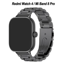 Luxury Bracelet For Xiaomi Redmi Watch 4 Strap Stainless Steel Watchband For Redmi Watch 4/Mi band 8 Pro Band Correa Accessories