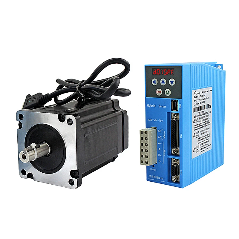 LY CNC Stepping Motor NEMA 34 86 Stepper Motor 200KHz 50-80V Closed-Loop Stepping Motor Drive Kit for CNC Engraving Machine