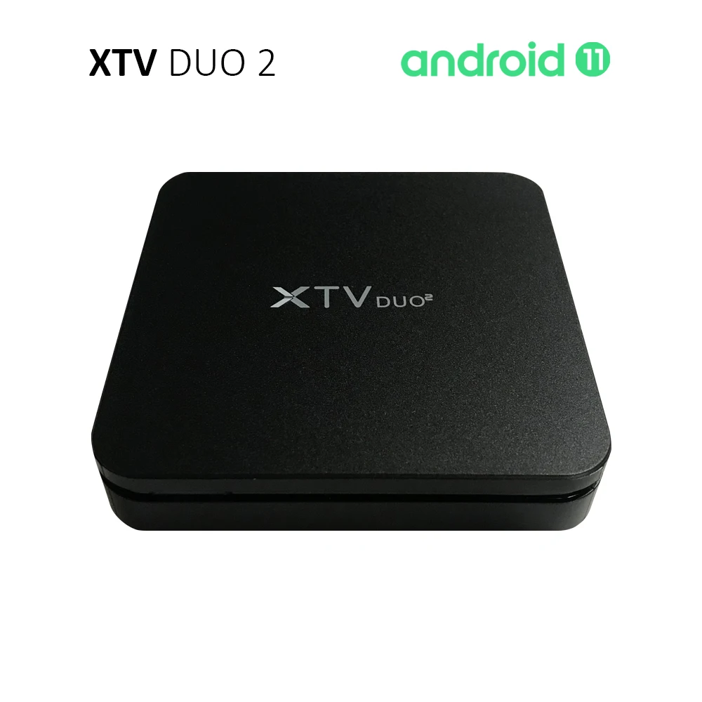 XTV DUO 2 Android 11 Stalker TV Box يدعم Xtream 4K HEVC H.265 BT5 WiFi5 2G 16G XTVDUO2 OTT فك مشغل البث المباشر