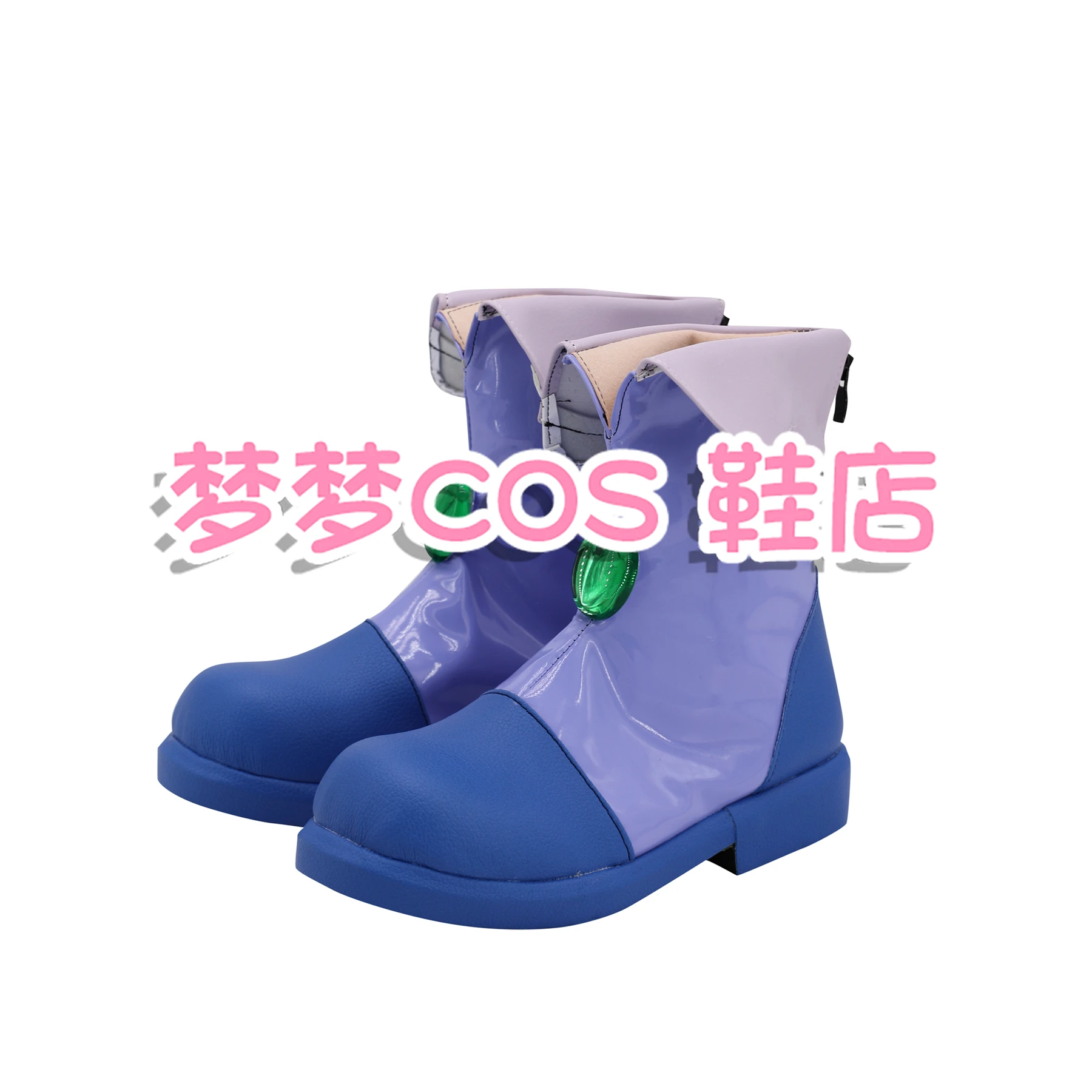 Gyu Fushigi Star Twin Princess Rein Scarpe Cosplay Stivali Halloween Anime Stivali blu