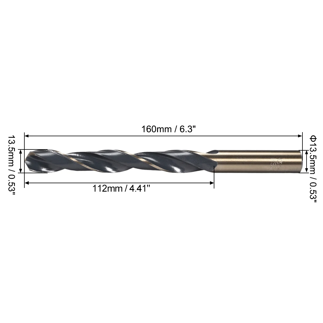 1/2pcs Straight Shank Twist Drill Bits 6-14mm High Speed Steel HSS 4341 Drill Bit for Stainless Steel Aluminum Alloy Iron