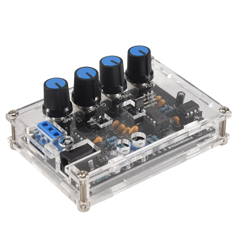 ICL8038 High Precision Adjustable Signal Generator DIY Kit Sinusoidal Triple-Cornered Square Sawtooth Output 5Hz-400Khz