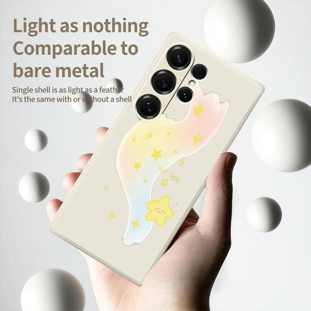 Dreamy Star Phone Case For Samsung Galaxy S21 S22 S23 S24 S25 Ultra Plus 5G S20 FE S10 Plus S21 FE S23FE S24FE Silicone Cover