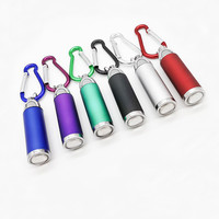 Flashlight LED Multi-function Keychain Flashlight Waterproof Magnetic Warning Camping Torch Outdoor Hiking Camping Chain