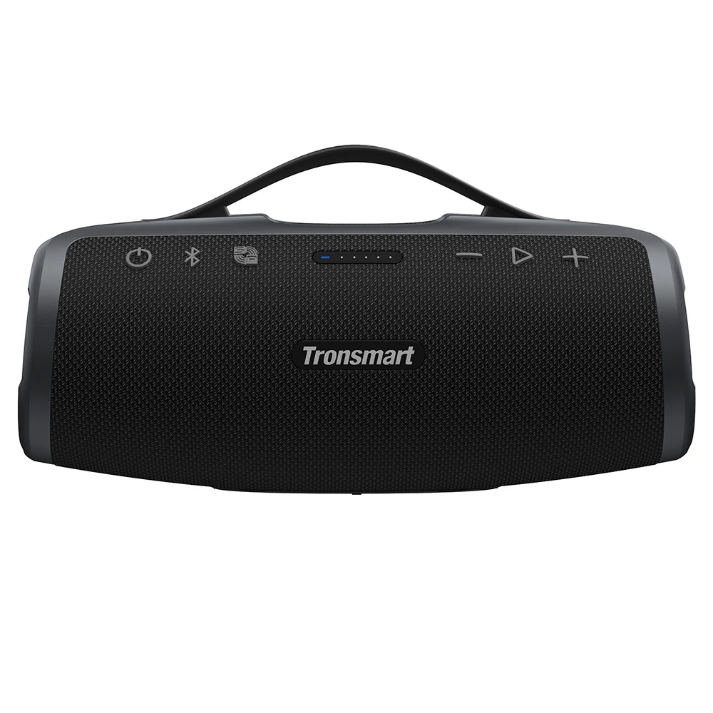 Tronsmart Mirtune S100 Haut-parleur extérieur portable 5.3 EQ personnalisable, sortie 50 W, 20 heures de lecture, étanche IPX7 Tronsmart Mirtune S100 Haut-parleur extérieur portable 5.3 EQ personnalisable, sortie 50 W, 20 heures de lecture, étanche IPX7