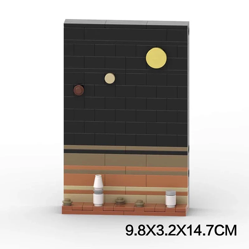 MOC Kreatives Universum Weltraumgeschichte Postkarte Baustein-Modell DIY Kinder-Puzzle Montage-Spielzeug Geburtstagsgeschenk Dekoration – Detail 21
