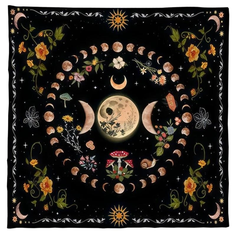 toalha-taro-altares-pano-moonphases-flor-astrologys-toalha-decoracao