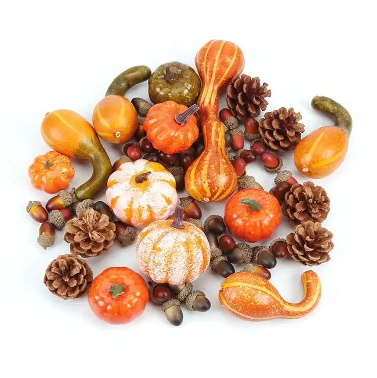 

Halloween Artificial Pumpkin Set Simulation Vegetable Christmas Party Decoration Christmas Plant Props DIY Decoration