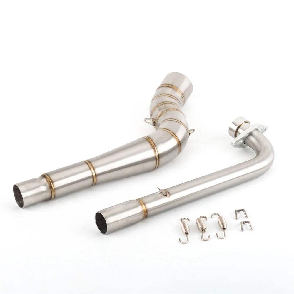 

Motorcycle Exhaust for Yamaha SRL115FI Motorbike Muffler Escape with Header Tube Manifold Collector Middle Link Pipe