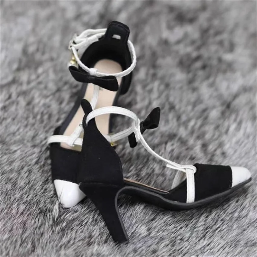 BJD Toy Shoes 1/3 Female SDGR Big Female AS 3fen pointy Heels with French bow Matching color BJD Doll Accessories