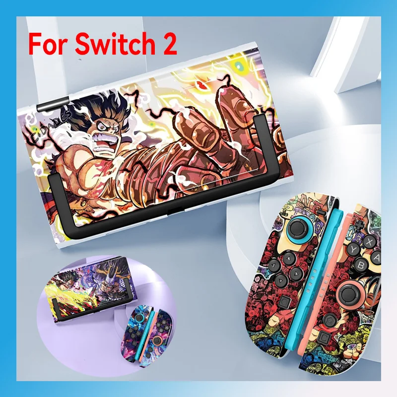 One Piece LUFF Anime Hartschale für Nintendo Switch 2 NS2 Controller Joy-Con 2 ‌   Schutzhülle für Spielkonsolenzubehör