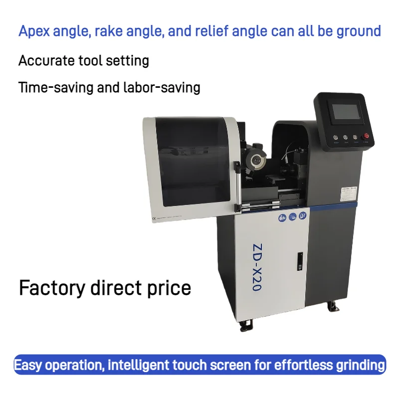 4-Axis ZD-X20 intelligent numerical control end mill grinder, automatic drill grinder for carbide cutting tools