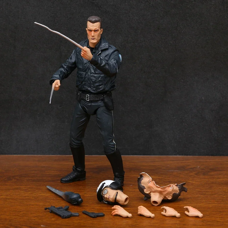 NECA Terminator رقم عمل يوم الحكم ، ، لعبة نموذج يدوية الصنع