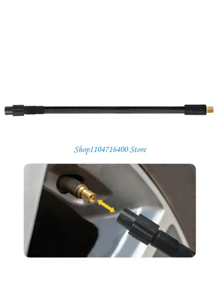 

Y1GD Auto Tire Fast Inflator Twist Black Prood -Tube Adapter Car Air Hose